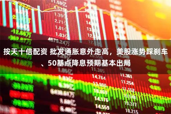 按天十倍配资 批发通胀意外走高，美股涨势踩刹车、50基点降息预期基本出局