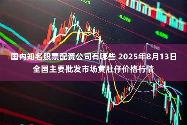 国内知名股票配资公司有哪些 2025年8月13日全国主要批发市场黄肚仔价格行情
